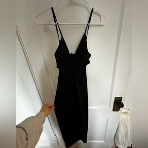 Black Spaghetti Strap Dress